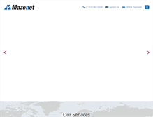 Tablet Screenshot of mazenettech.com